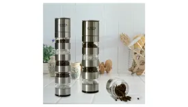 Nuvita Premium Stainless Steel Stackable Mini Salt and Pepper Mill