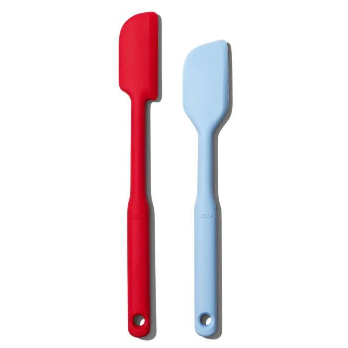 Oxo Silicone Spatula Set/2 Light Blue and Red