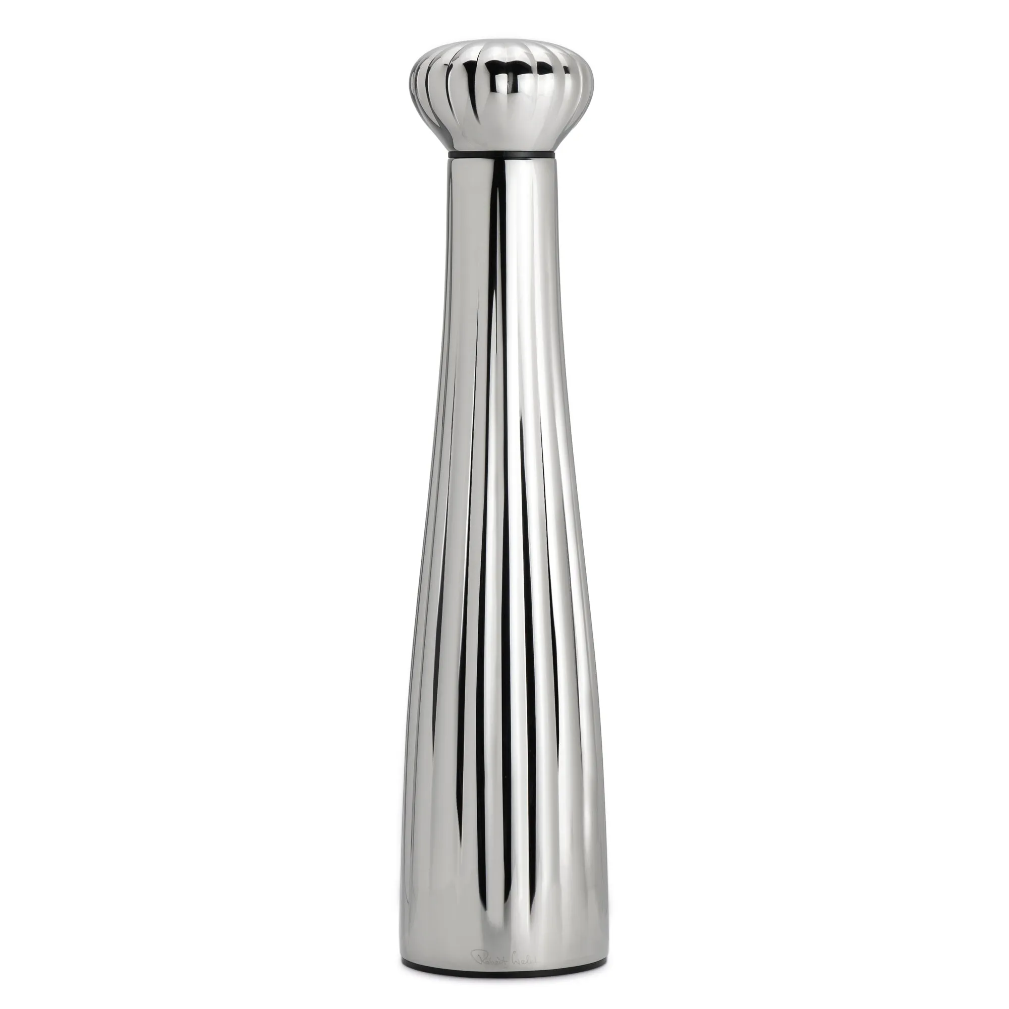 Palm Bright Stainless Steel Large Black Pepper Mill