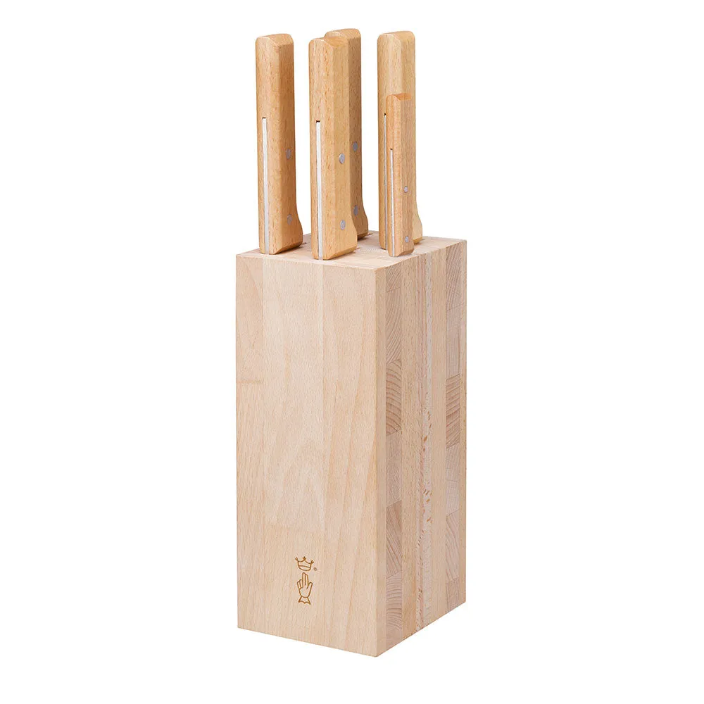 Parallele 5 Piece Chef Knife Set with Block