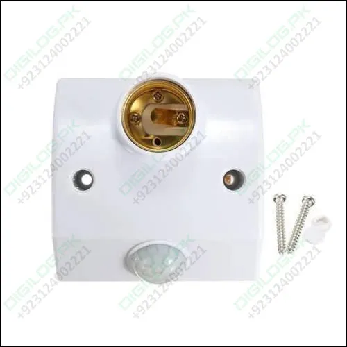 Pir Infrared Motion Sensor Led Lamp Wall Mounted Bulb Holder E27 Ac220v In Pakistan