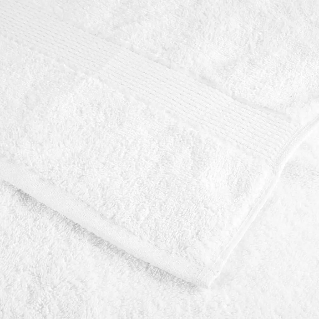 Premium Bath Towels 10pcs White 100x150cm 600gsm 100% Cotton