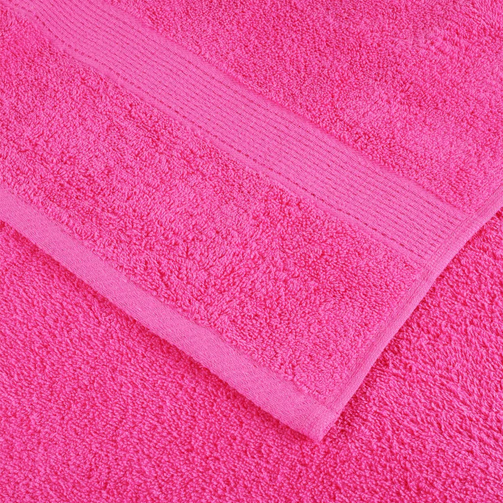 Premium Towels SOLUND 10 pcs Pink 100x200 cm 600 gsm