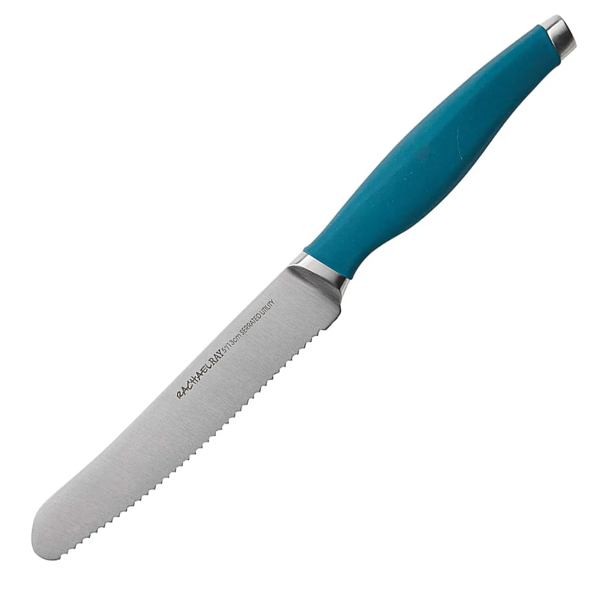 Rachael Ray 2-Piece Japanese Steel Utility Knife Set, Teal