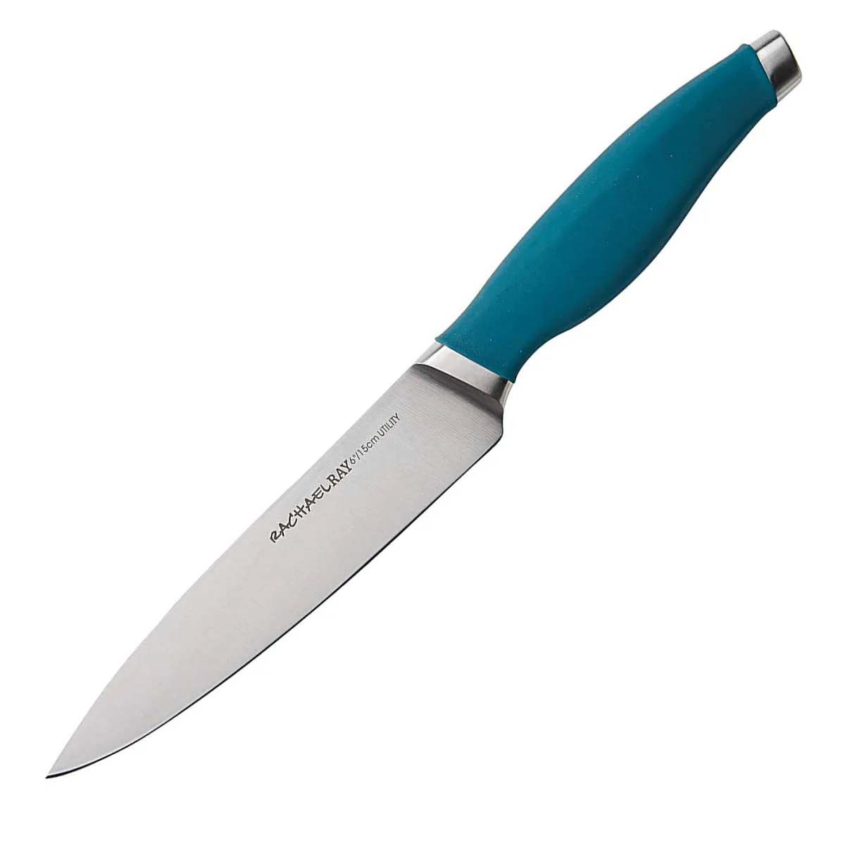 Rachael Ray 2-Piece Japanese Steel Utility Knife Set, Teal