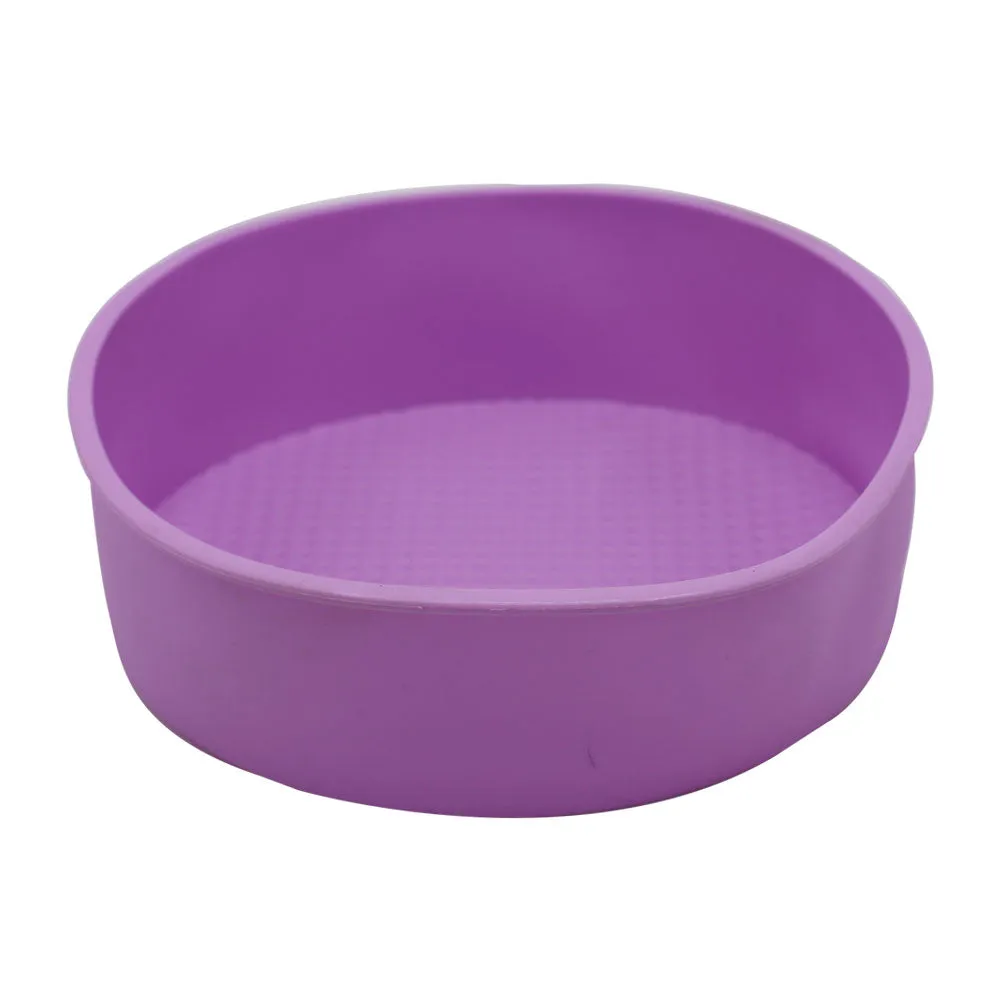 Round Shape Silicone Cake Baking Mold 7 x 7 Inch