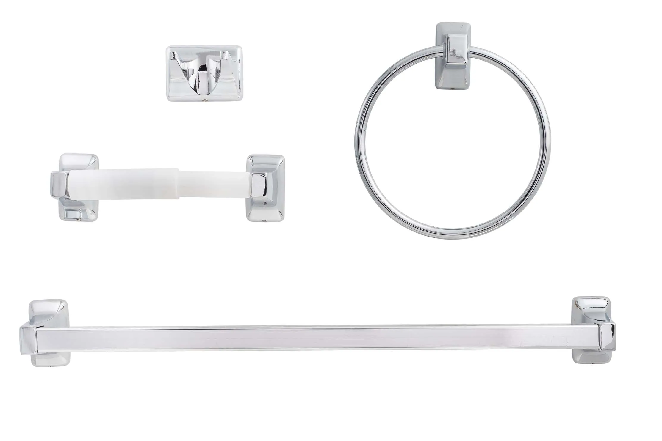 Sea Breeze Chrome Bathroom Hardware Set