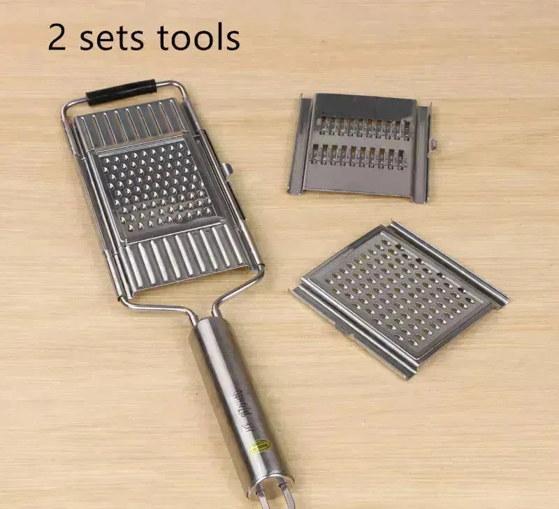 Stainless Steel Grater, Vegetable And Fruit Slicer, Peeler