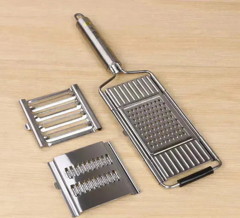 Stainless Steel Grater, Vegetable And Fruit Slicer, Peeler