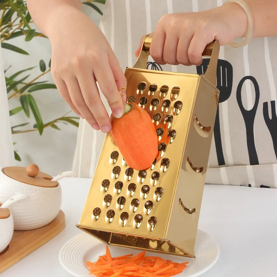 Stainless Steel Multi-Functional Vegetable Cutter Grater