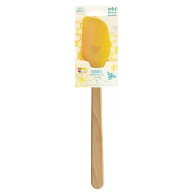 Talisman Designs Beechwood Small Silicone Spatula, Honey Bee Collection, Yellow