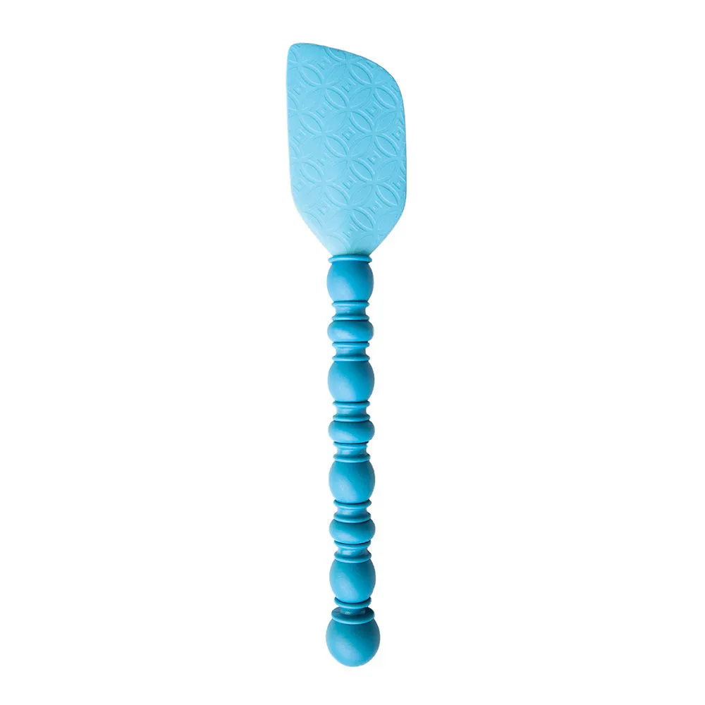 Talisman Designs Silicone Spatula, Vintage Inspired Tools Collection, Set of 1, Blue