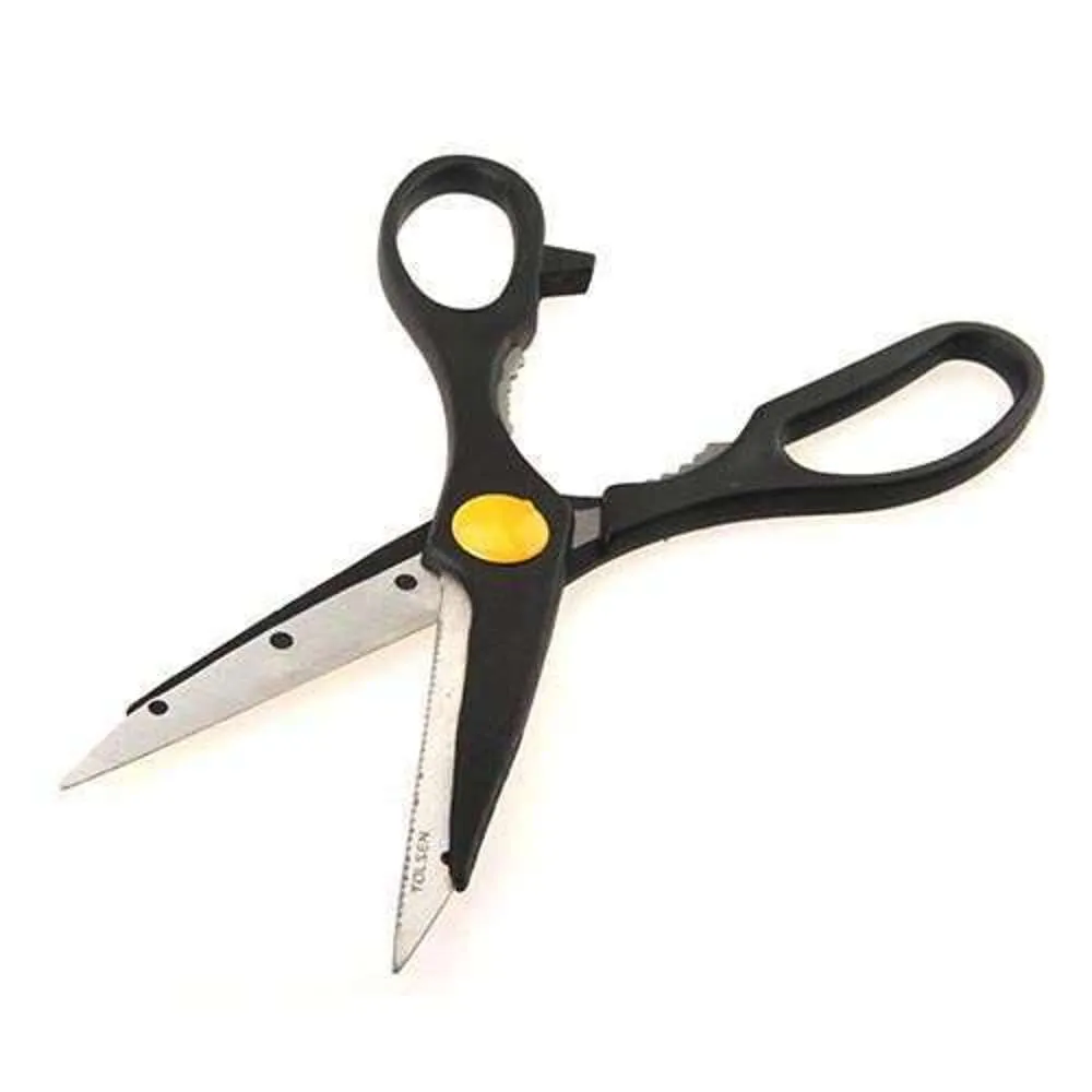 Tolsen Kitchen Scissors Black Handle S/S Blade 8"