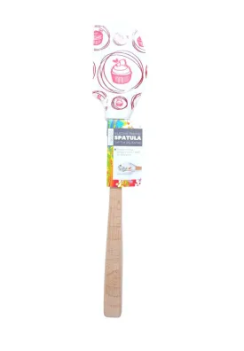 Tovolo Silicone Cupcake Spatula With Wooden Handle