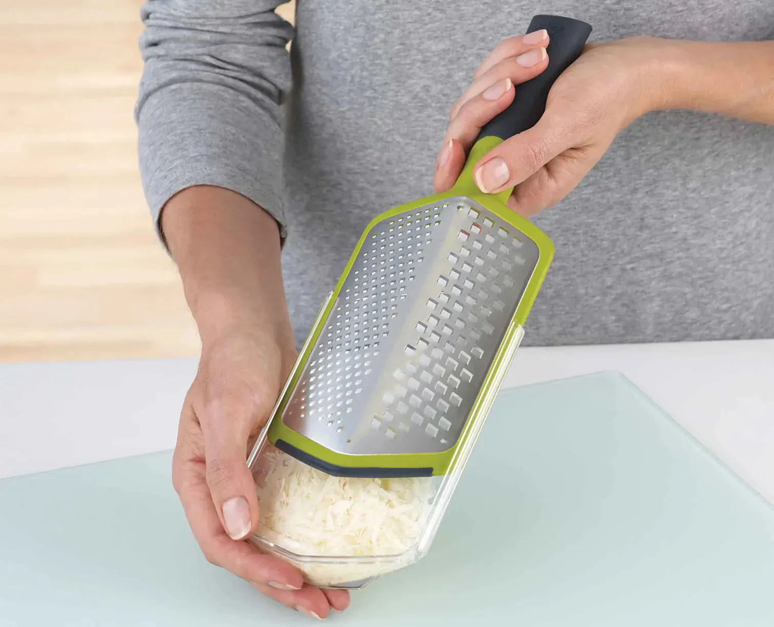 Twist Grater - Coarse & Fine (Green)