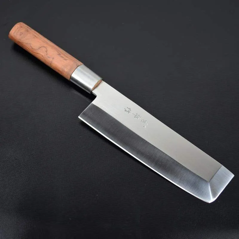 Usuba Bocho Japanese Chef's Vegetable Knife, 5Cr15 Stainless Steel