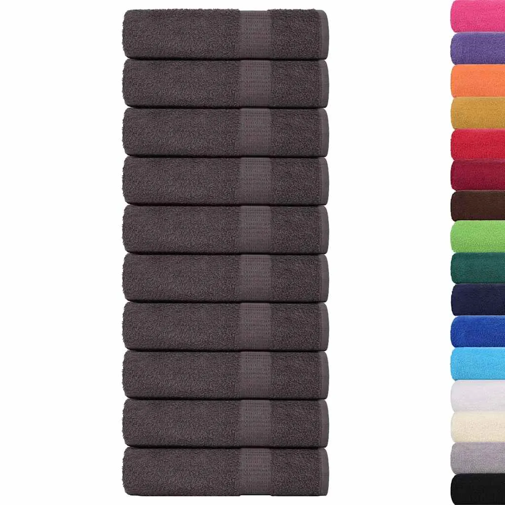 vidaXL Bath Towels 25 pcs Anthracite 100x150 cm 360 gsm 100% Cotton