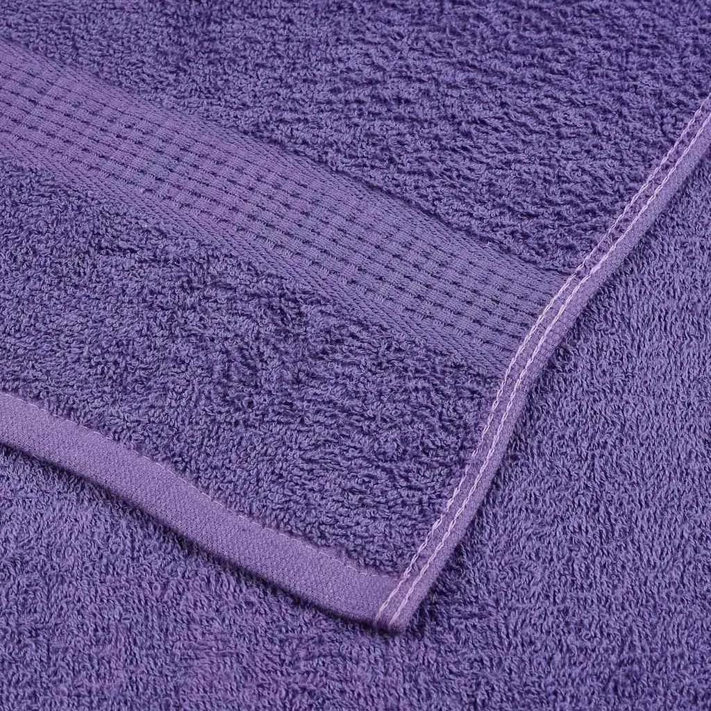 vidaXL Bath Towels 4 pcs Purple 100x150 cm 360 gsm 100% Cotton