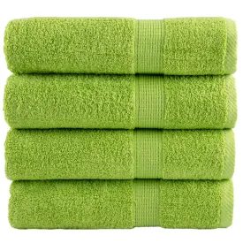 vidaXL Premium Bath Towels SOLUND 4 pcs 100x150 cm 600 gsm