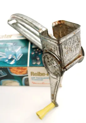 Vintage Original 60s Mouli Grater • Cheese grater Kitchen Gadget • Film Prop