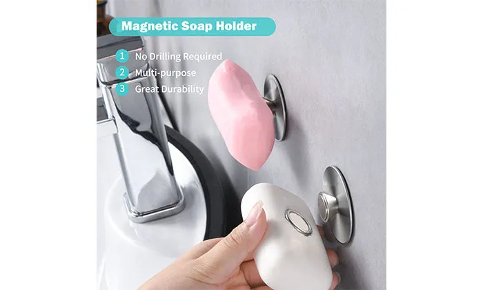 Wall-Mounted Magnetic Soap Holder