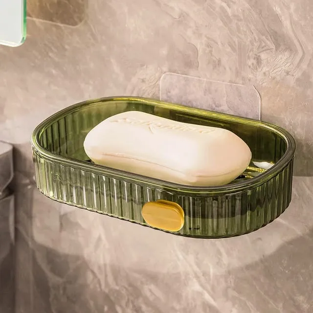 Wall-Mounted Soap Draining Holder