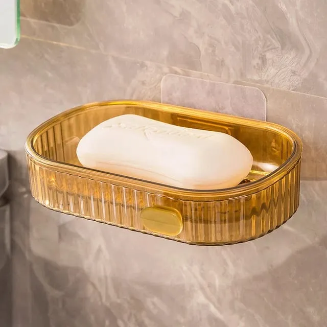 Wall-Mounted Soap Draining Holder