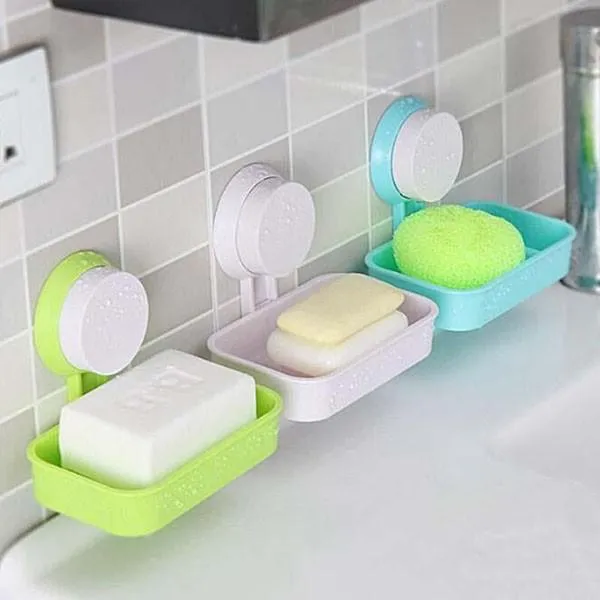 Wall Mounted Soap Holder - Suction Soap Holder