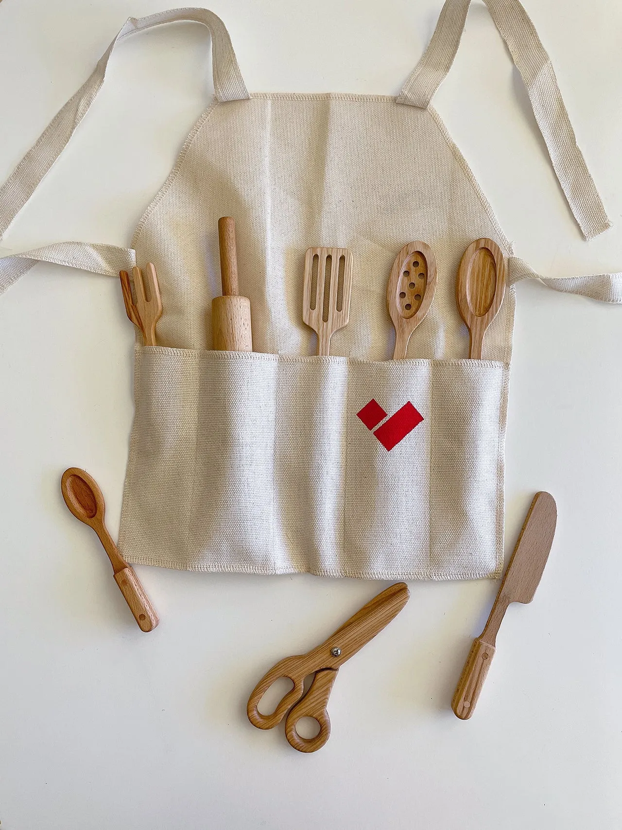 Wooden Kitchen Tool Set