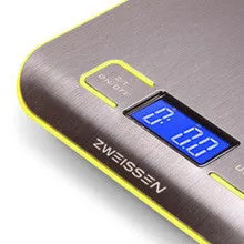 ZWEISSEN Digital Scale: Aprilia - Green, 11lb capacity