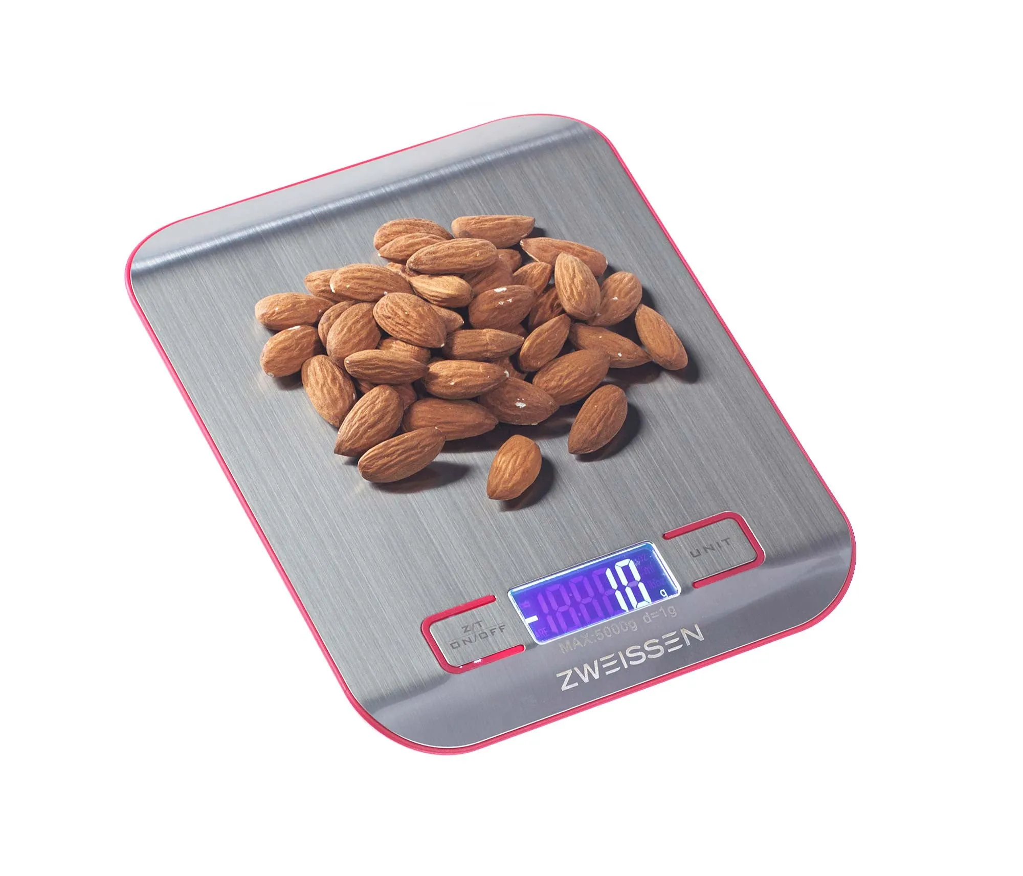 ZWEISSEN  Digital Scale: Aprilia - Red, 11lb capacity